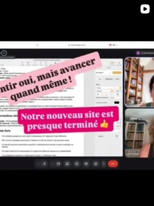 Publication Instagram : « Notre nouveau site est presque terminé »